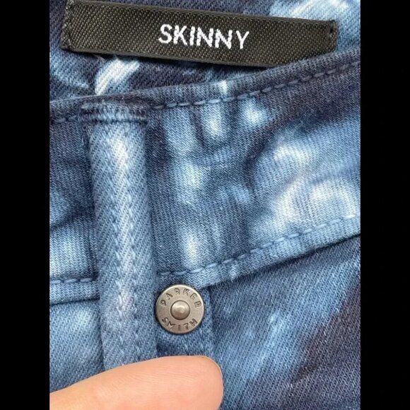 parker smith ava skinny jeans in marble sky size 27 - Picture 4 of 11